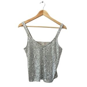 Altar'd State Champagne Sequin Top